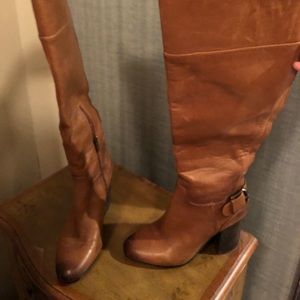 Vince Camuto knee high leather boots